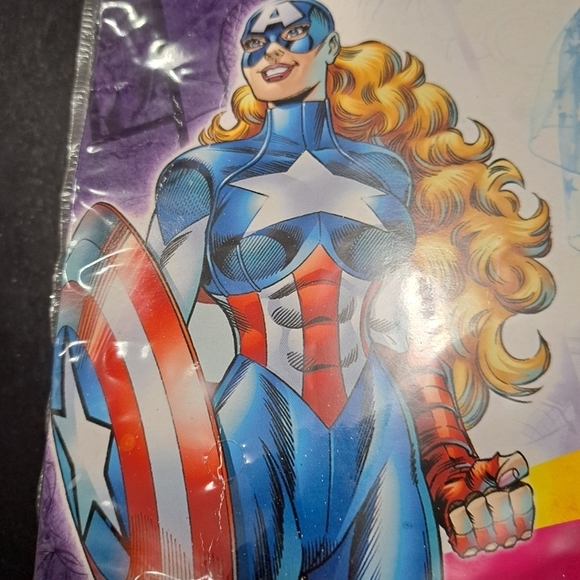 NWOT Halloween Costume Marvel American Dream Girl's M/L - Picture 2 of 4